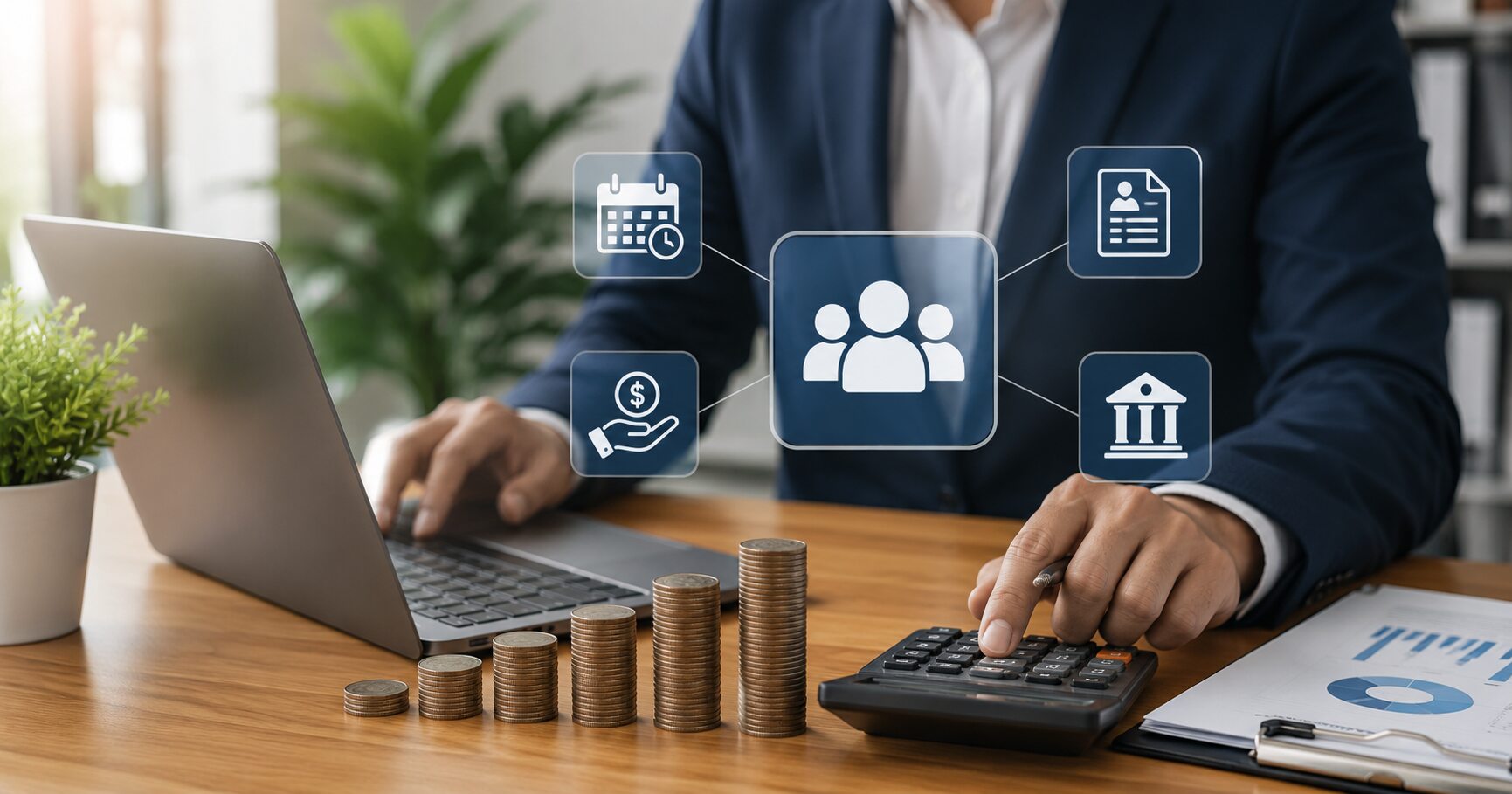 How to outsource business payroll to eliminate IRS late filing and deposit penalty risks.