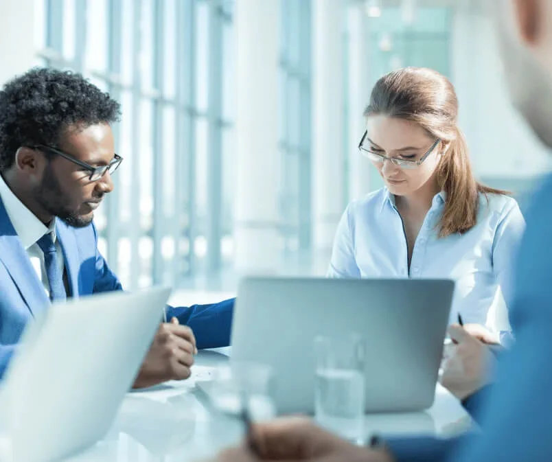 Executive CPA acting as Chief Tax Officer review tax roadmap and year-round strategy for business owner.