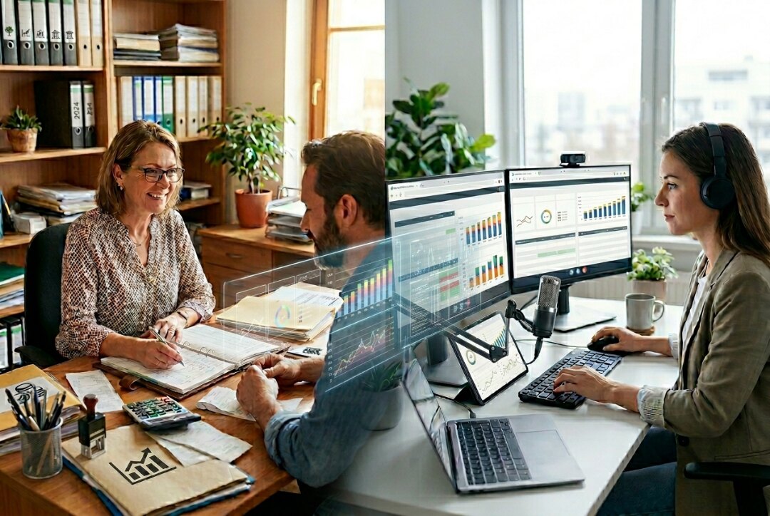 Visual comparison showing how specialized industry accounting accelerates growth compared to standard bookkeeping.